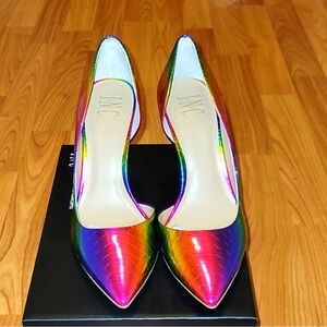 INC rainbow heel size 10